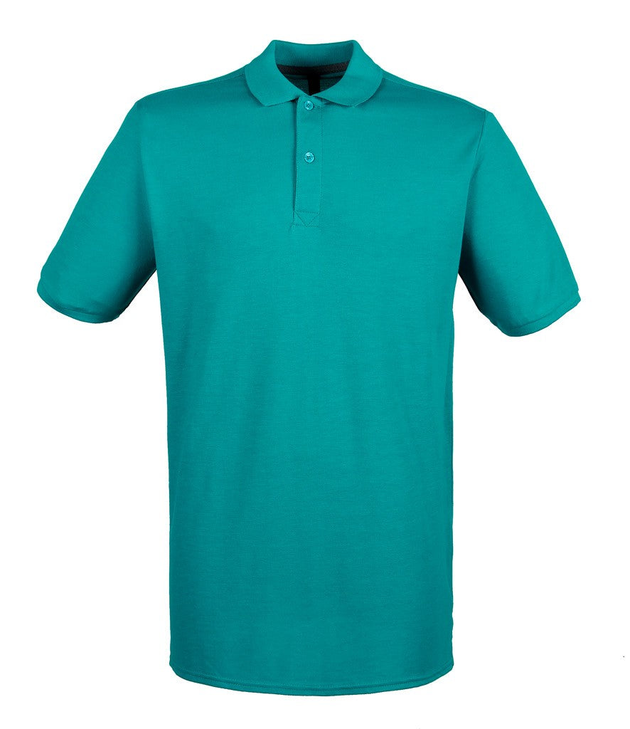 Micro-Fine Pique Polo | BRIGHT JADE